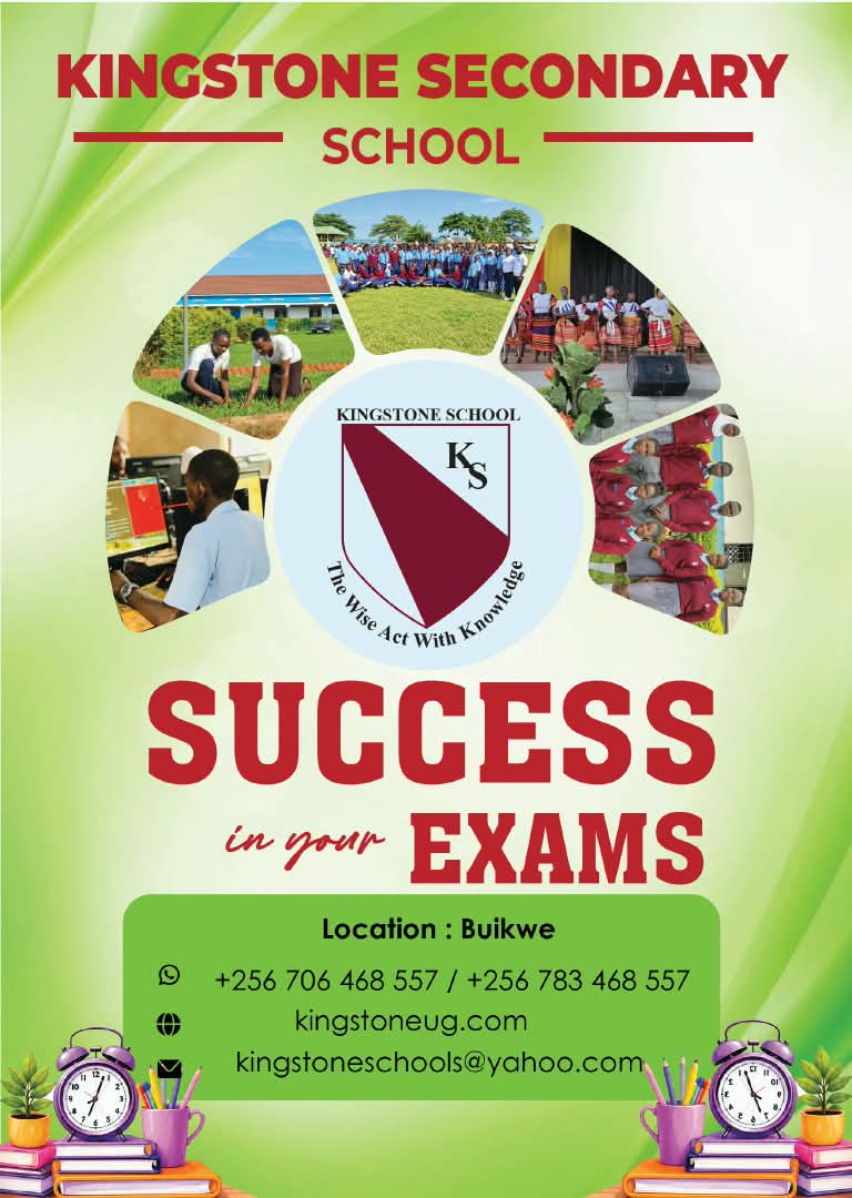 Kingstone Secondary School wishes P7 candidates success in their exams
